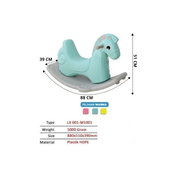 Permainan anak Tunggang kereta kuda kudaan - PandaMusic Pink