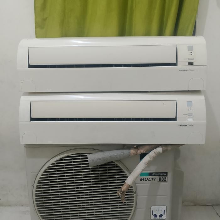AC Daikin inverter multi S 2indoor 1outdoor 1/2pk & 1/2pk