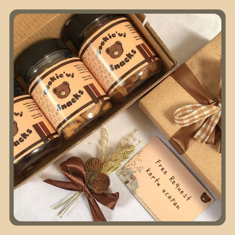 

Snack Jar/ Hampers Snack / Set Snack Box/ Hadiah Lucu