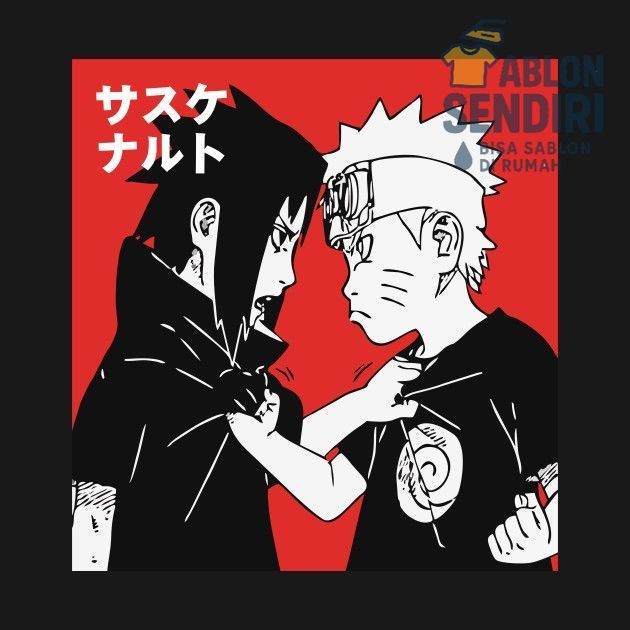 Sablon Gosok - ANIME - Siap Setrika - Sablon Desain Lengkap - Sesuai Gambar UN072