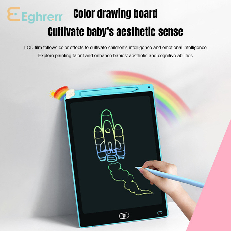 

Eeghrerr 12-inch LCD Drawing Board Children LCD Handwriting Board Anti Drop Drawing Board Electronic