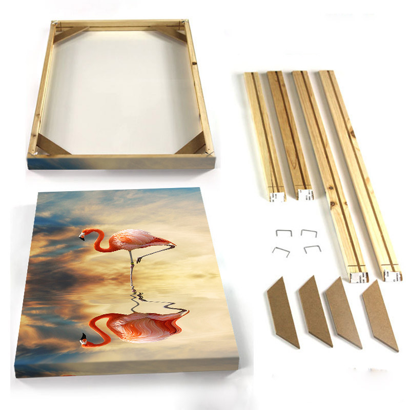 

DIY Custom Size Wooden Picture Frame Canvas Picture Frame Poster Frame Easy Installation