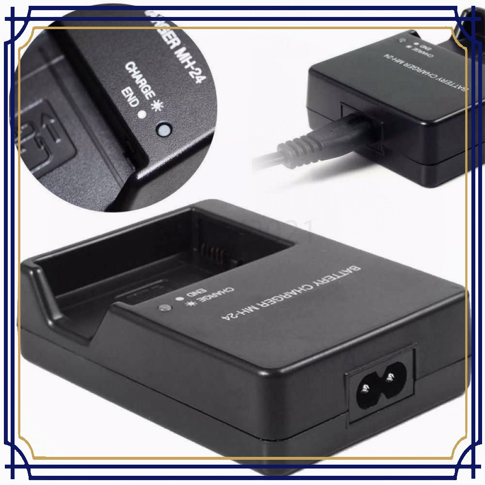 Charger Baterai Kamera MH-24 for Nikon P7000 D5100 D5200 D5300 FT498