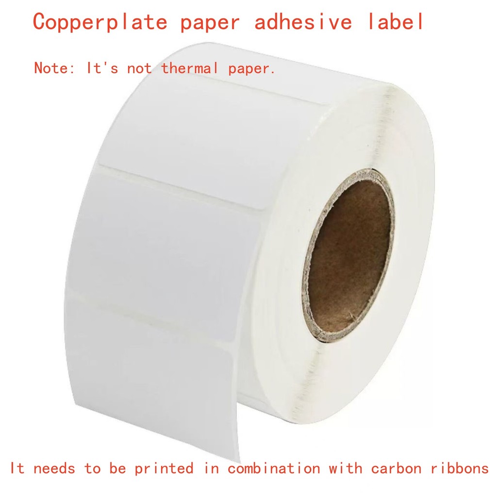 

Label printing paper, used for ribbon printing barcodes, addresses, and outer box stickers, coed self-adhesive stickers