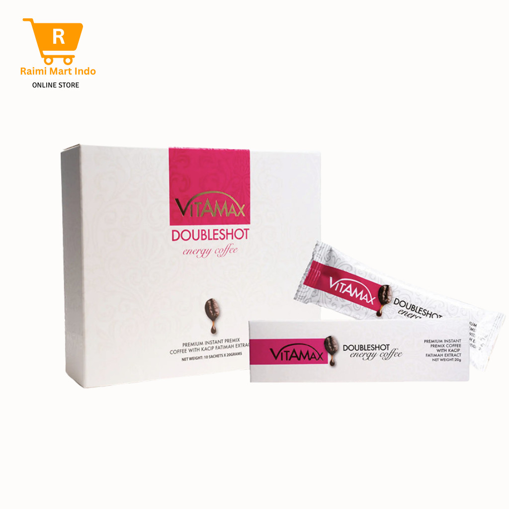 

Kopi Tenaga Vitamax Doubleshot Energy Madu Malaysia - Satu Kotak dengan 10 Sachet dari Vital Honey Royal Coffee