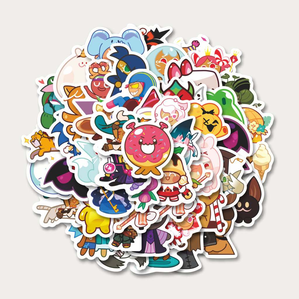 

Sticker Pack Stiker Kartun Cookie Run Stiker | Sticker TUMBLR | Stiker LAPTOP KOPER HELM