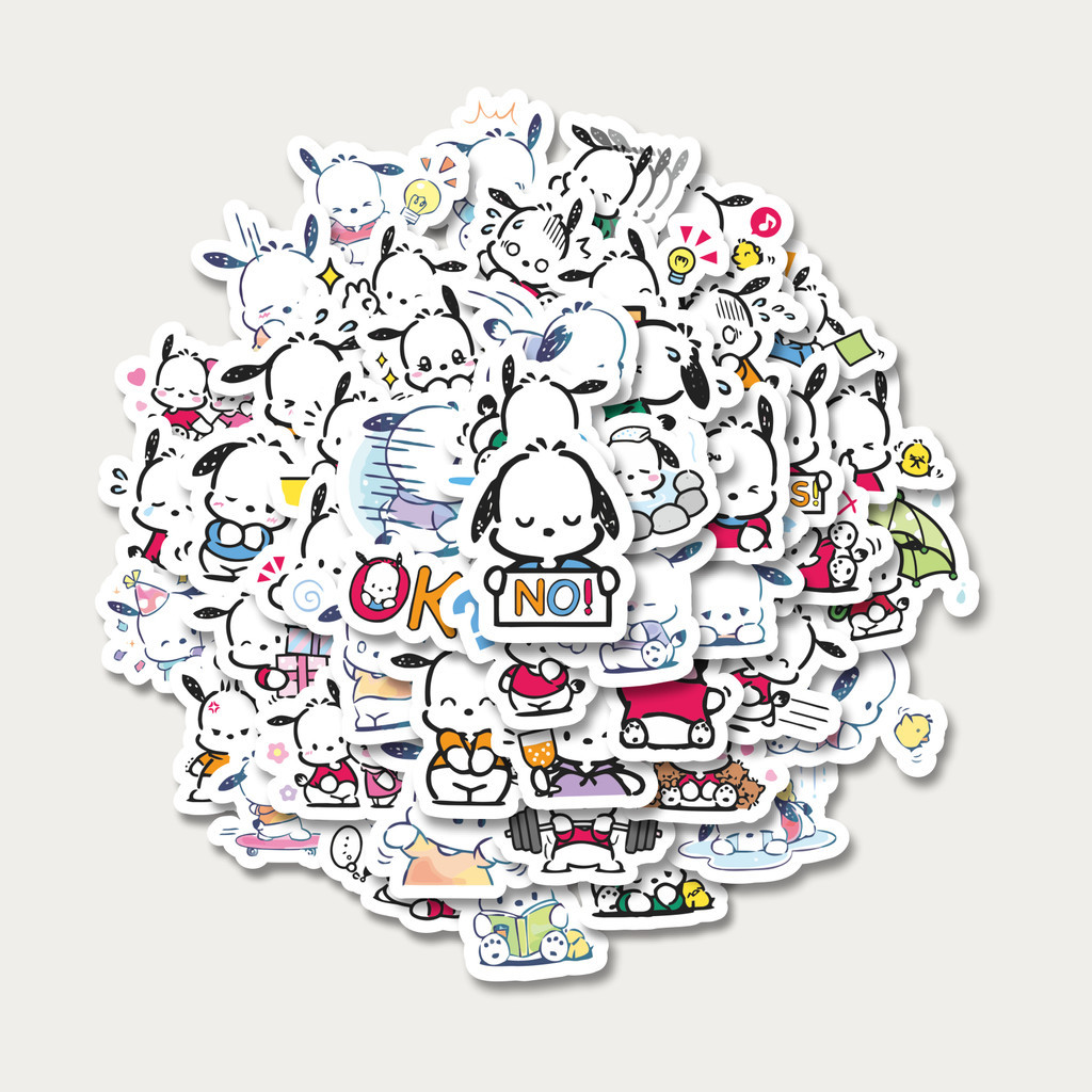 

Sticker Pack Stiker Kartun Pochacco Versi 1 | Sticker TUMBLR | Stiker LAPTOP KOPER HELM
