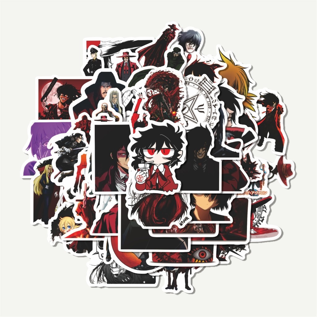 

Sticker Pack Sticker Anime Hellsing (Herushingu) | Sticker TUMBLR | Stiker LAPTOP KOPER HELM