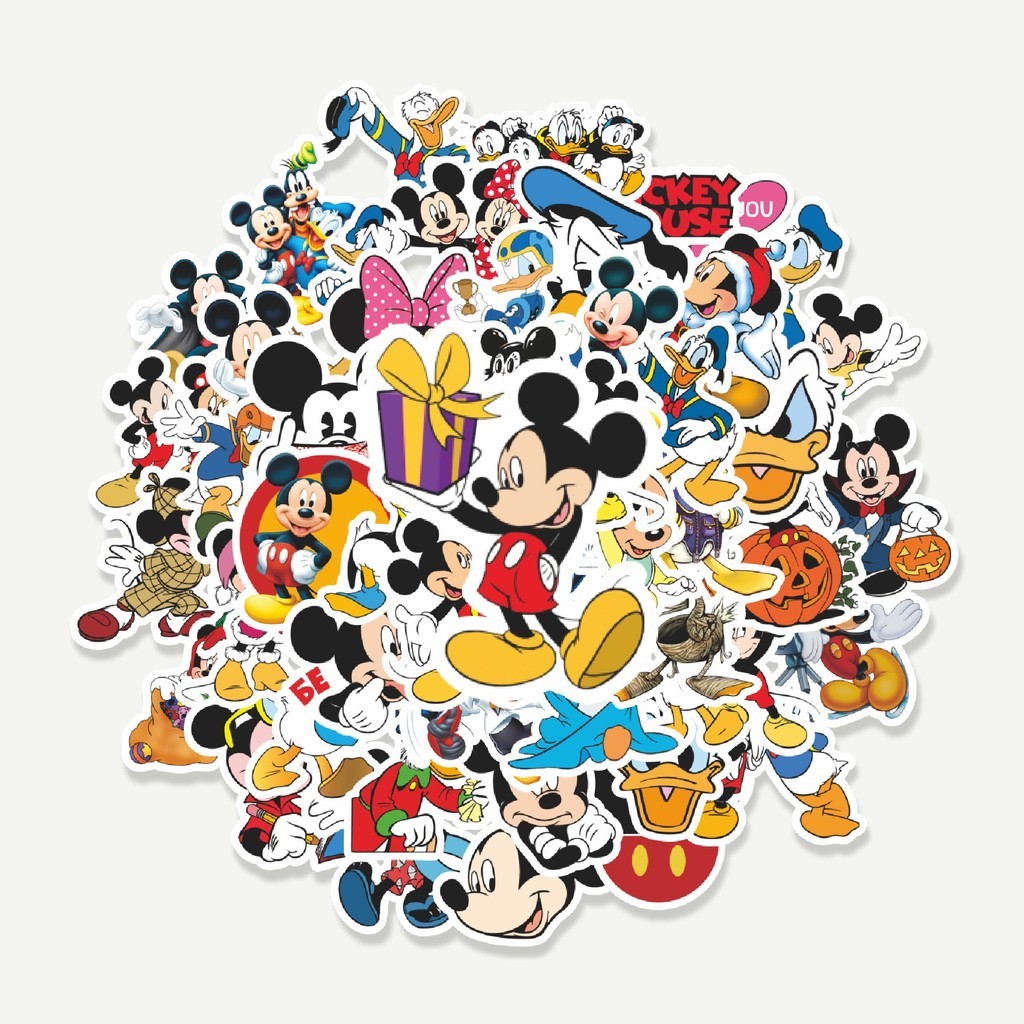 

Sticker Pack Stiker Kartun Mickey Mouse & Donald Duck | Sticker TUMBLR | Stiker LAPTOP KOPER HELM