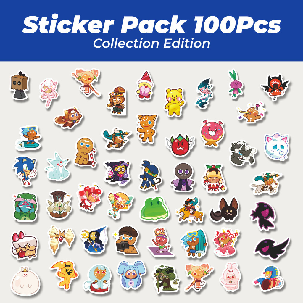 

Hot Stiker Kartun Cookie Run Stiker Lucu Anti Air Stikers Berperekat Waterproof Sticker Decal Buat Motor Helm Buku Journal Koper Casing HP Laptop Botol Minum