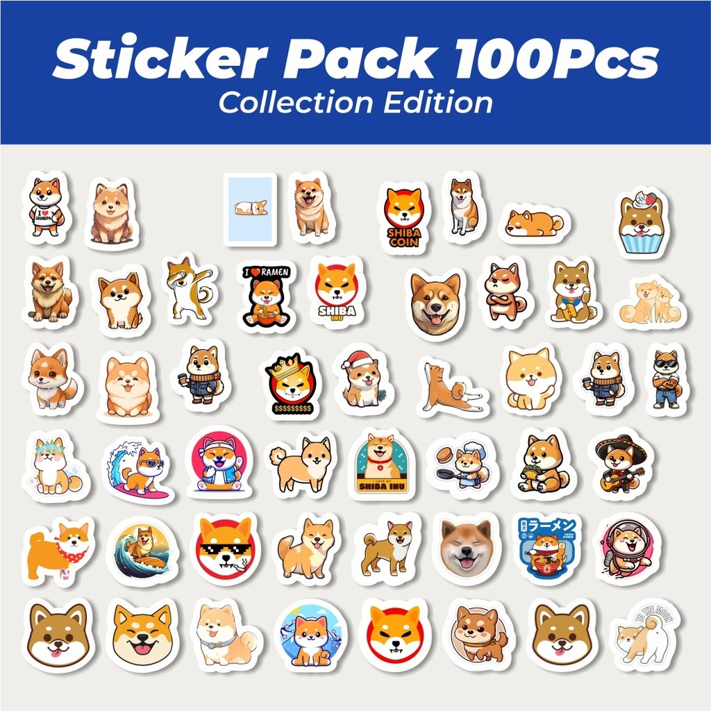 

Hot Stiker Hewan Shiba Corgi Lucu Anti Air Stikers Berperekat Waterproof Sticker Decal Buat Motor Helm Buku Journal Koper Casing HP Laptop Botol Minum