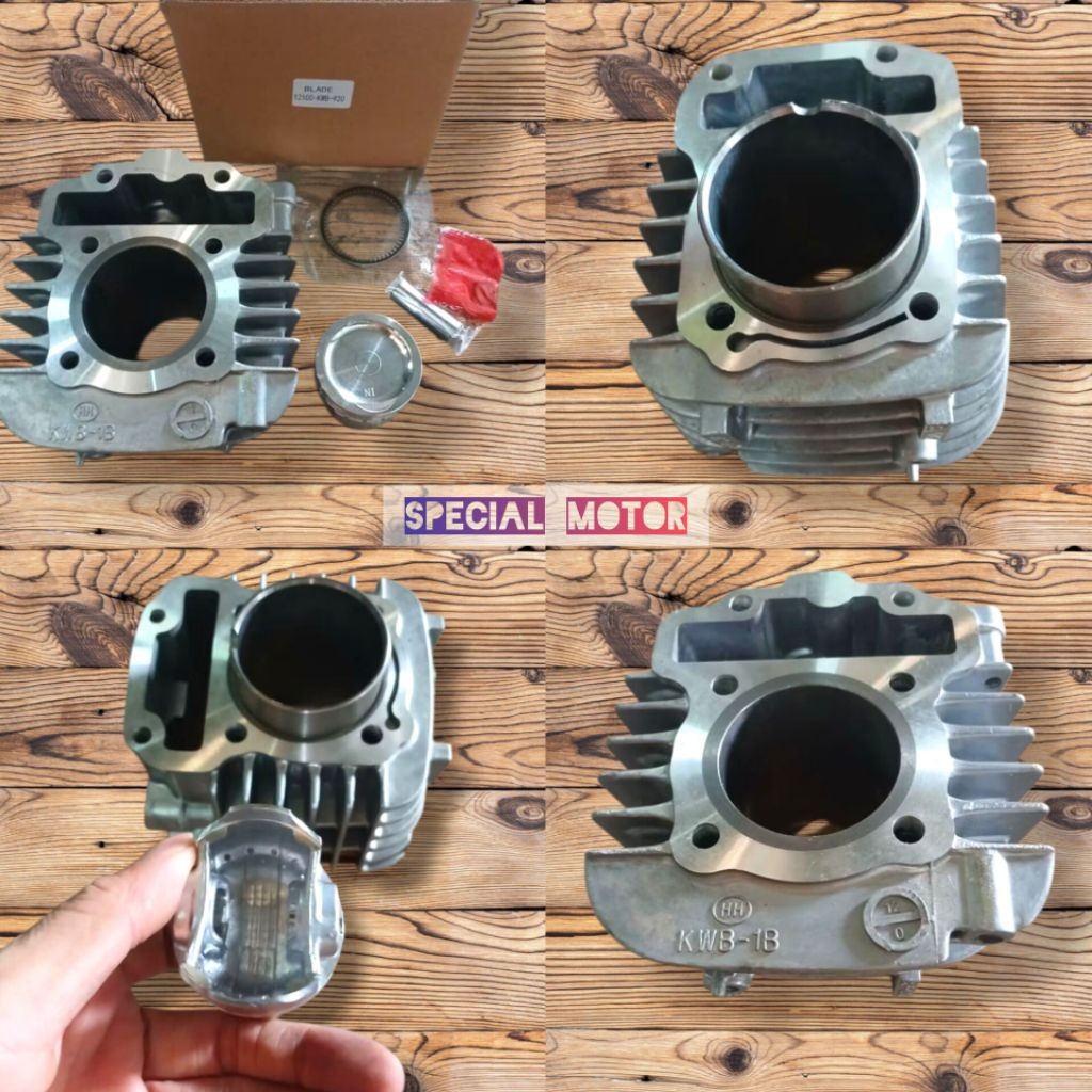 BLOK SEHER CYLINDER PISTON BORING BORE UP BLADE REVO ABS ABSOLUTE BERGARANSI