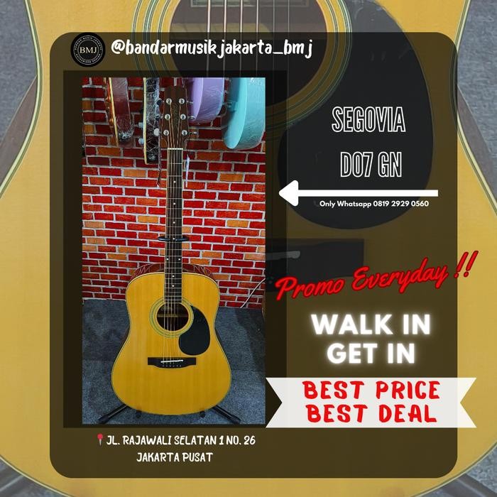 SEGOVIA ACOUSTIC GUITAR D-07GN