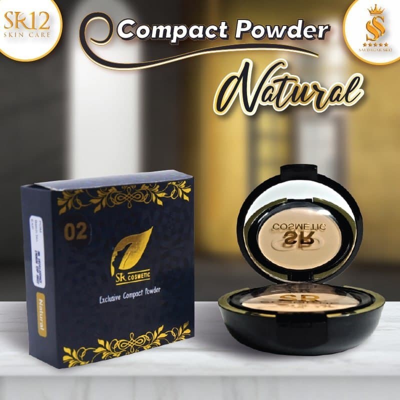 

ASLI 100% Bedak Padat Exclusive Compact Powder SR12 SPF 25 Melindungi Kulit Dari Sinar Matahari 4gr