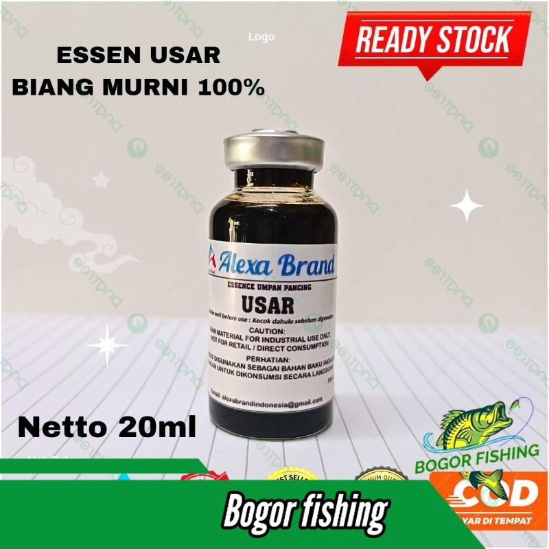 Essen Usar biang murni 100% - Usar hitam - esen Usar - Alexa Brand - umpan pancing