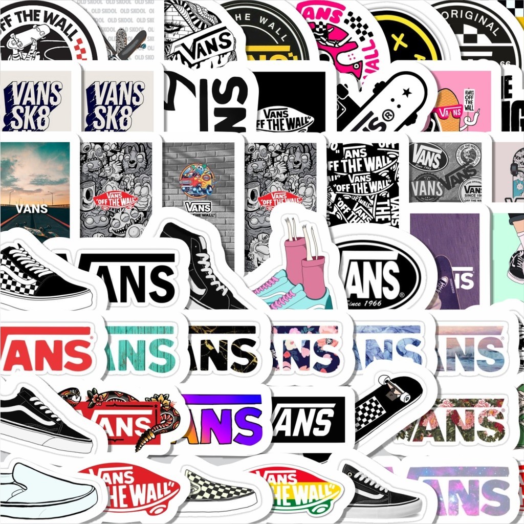 

Stiker Cutting Pack Stiker Logo Vans Isi 100Pcs Series Aesthetic Lucu Keren Untuk Koper Bahan Vynil