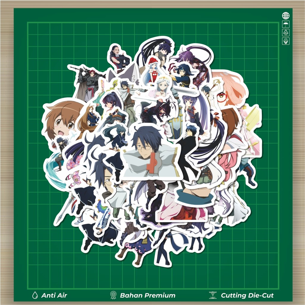 

HOT 50 PCS STIKER Sticker Log Horizon Sticker Stiker Fashion Cars Decal Dingin Kartu Album Custom Vinyl Anti Air- Sticker Aesthetic Buku Journal Koper Casing HP Tablet Laptop Helm Motor Botol Minum