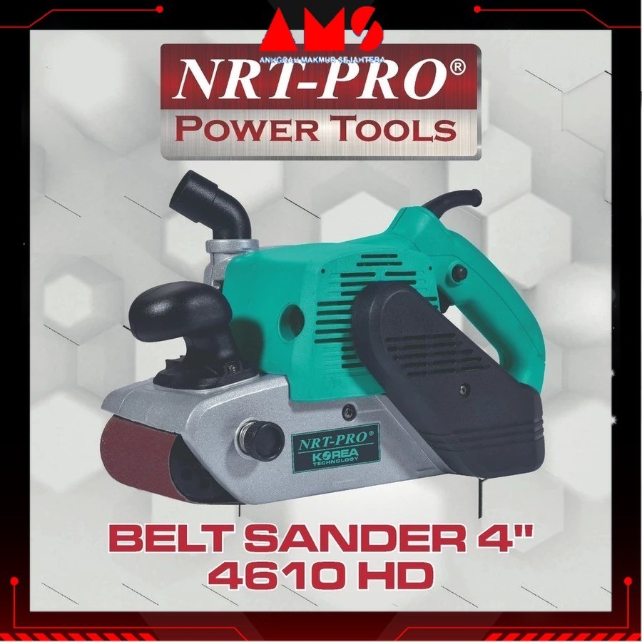 BELT SANDER / MESIN AMPLAS TANK / AMPLAS BELT 4" 4610 HD NRT-PRO