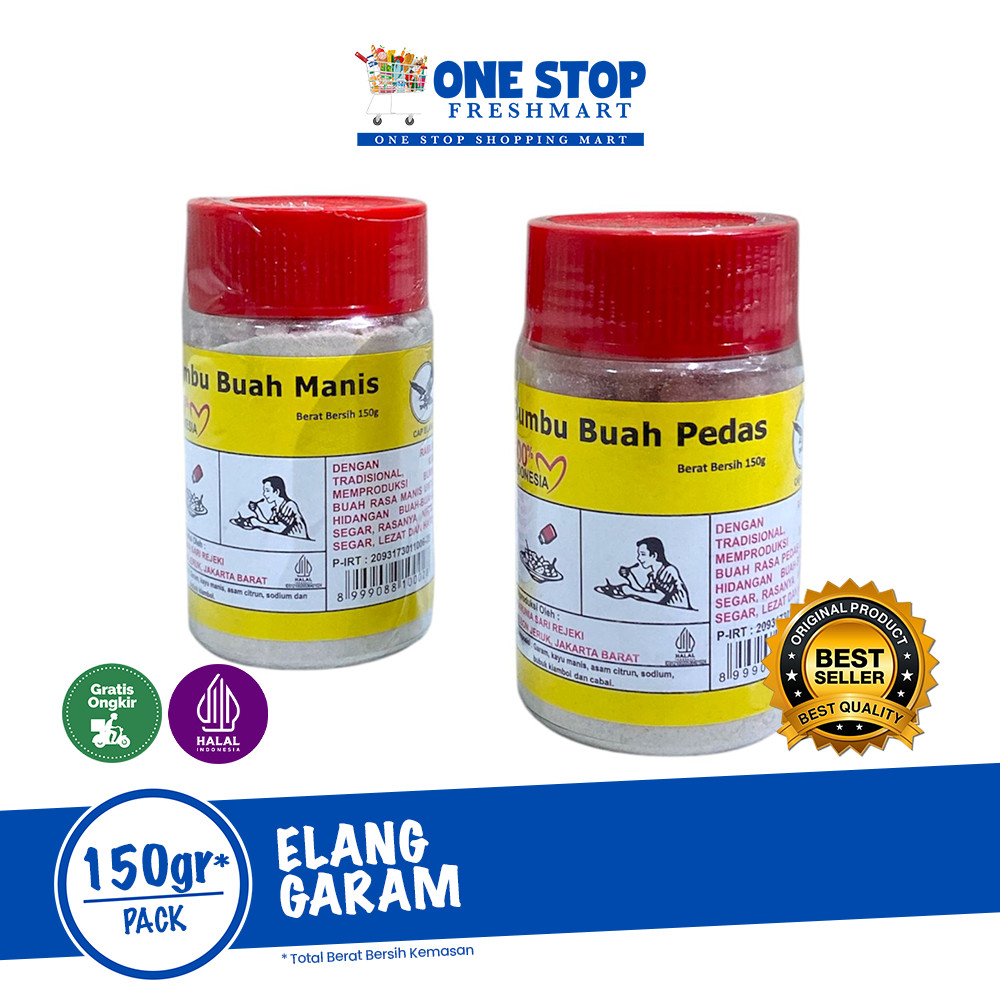 

ELANG GARAM BUAH MANIS 150GR / ELANG GARAM BUAH PEDAS 150GR