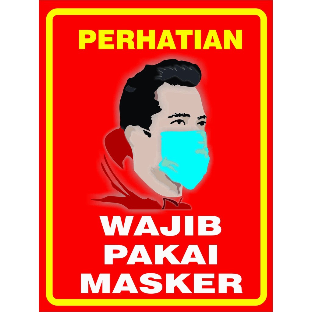 

STIKER WAJIB PAKAI MASKER