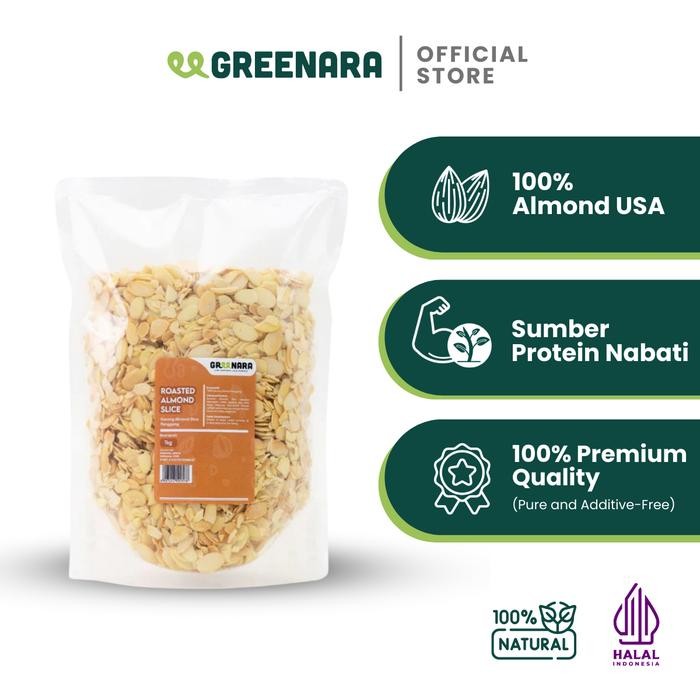 

Kacang Almond Iris 1 Kg / Almond Slice