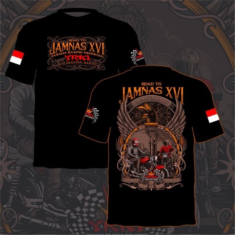 KAOS RX KING ROAD TO JAMNASXVI YRKI KALIMANTAN TERBARU  Baju YRKI Istimewa Apparel Jamnas Kalimantan
