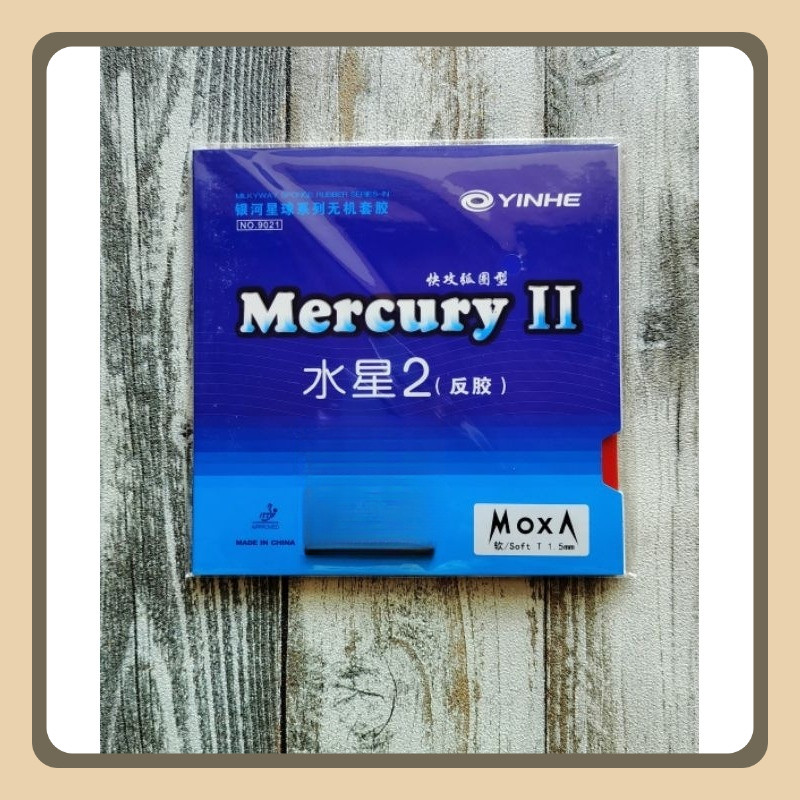 Yinhe Mercury ll spon tipis karet rubber bat bet pingpong mercury ll sponge tipis