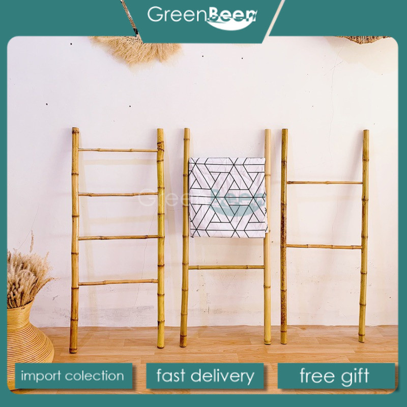 Tangga Bambu Dekorasi Rustic Handmade Murah - GREENBEEN