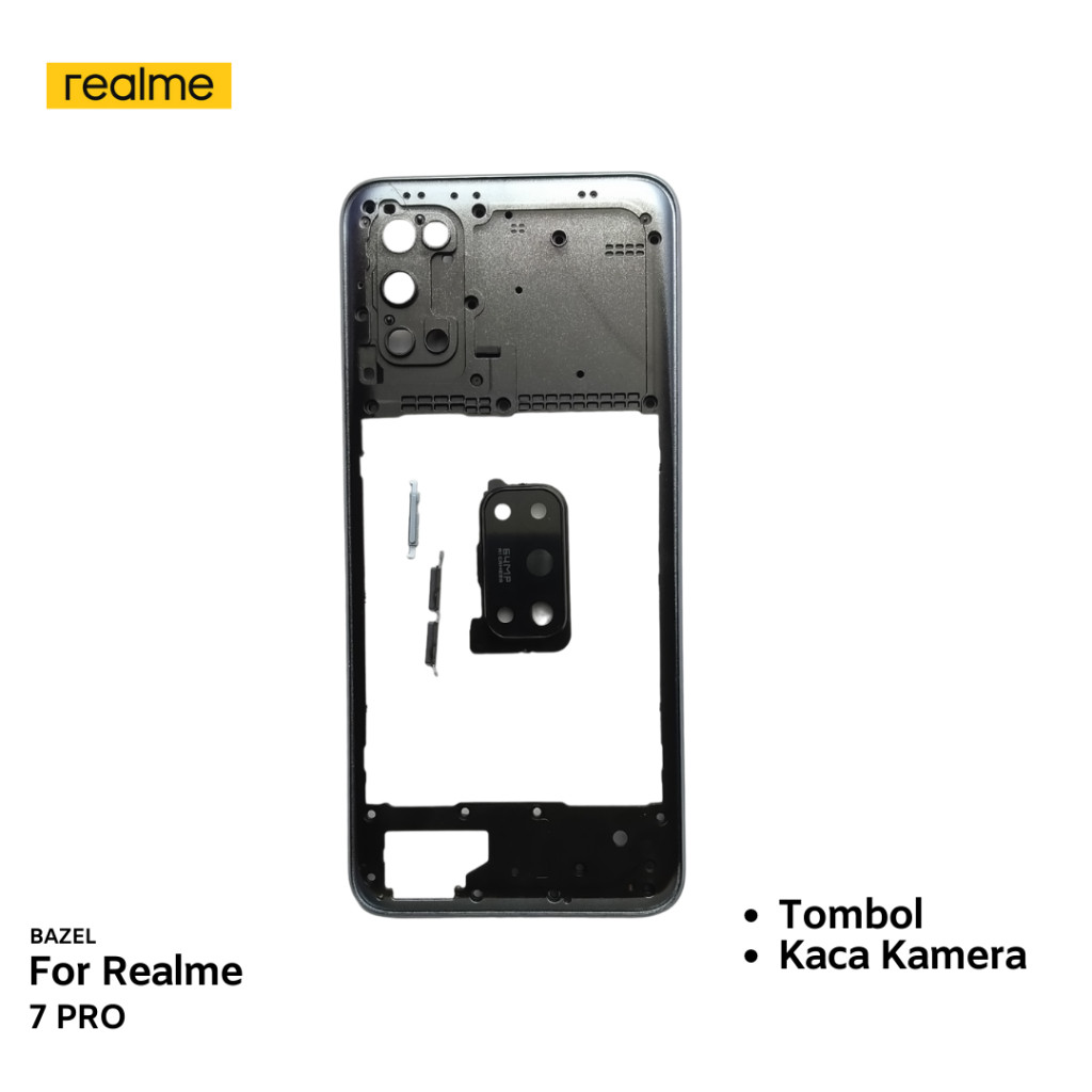 Post Bazel Bezel Realme 7Pro Realme 7 Pro Original Tulang Tengah Tutup Mesin Realme 7Pro