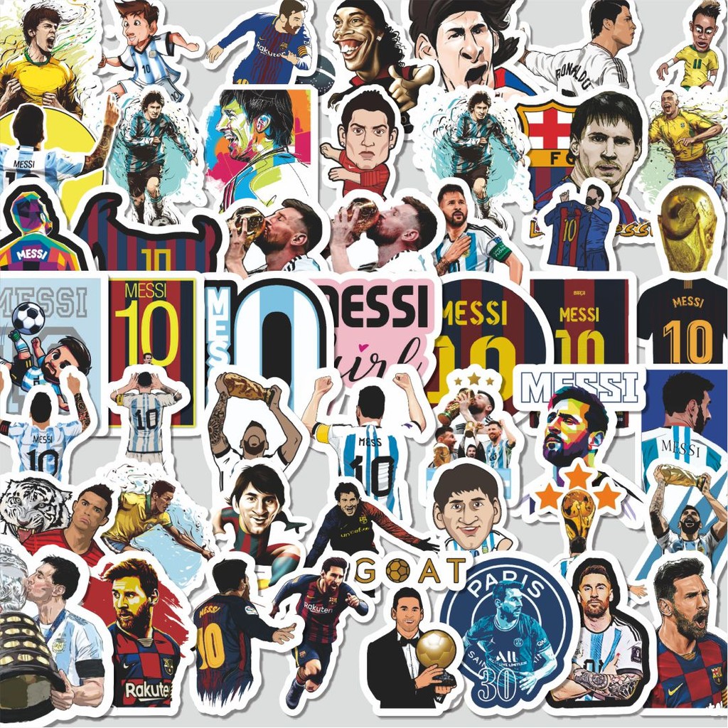 

Stiker Cutting Pack Stiker Superstar Sepakbola Isi 100Pcs Series Aesthetic Lucu Keren Untuk Koper Bahan Vynil