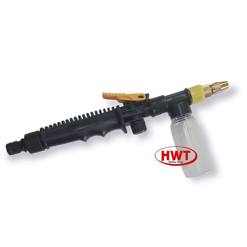 Semprotan Air Cuci Motor Mobil AC Handle Sprayer + Tabung Sabun