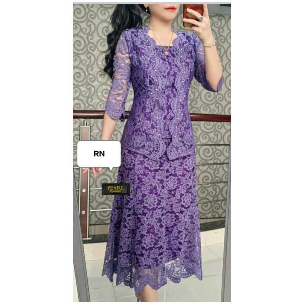 GKM SET(stel keren/blus keren)ROK BROKAT KUTU BARU/STELAN KEBAYA PESTA BATAK FULL MUTIARA
