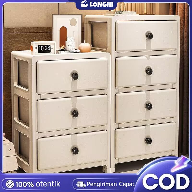 Loker Plastik 35CM Laci plastik Lemari pakaian plastik Lemari baju bayi lemari baju plastik 3456 Tin