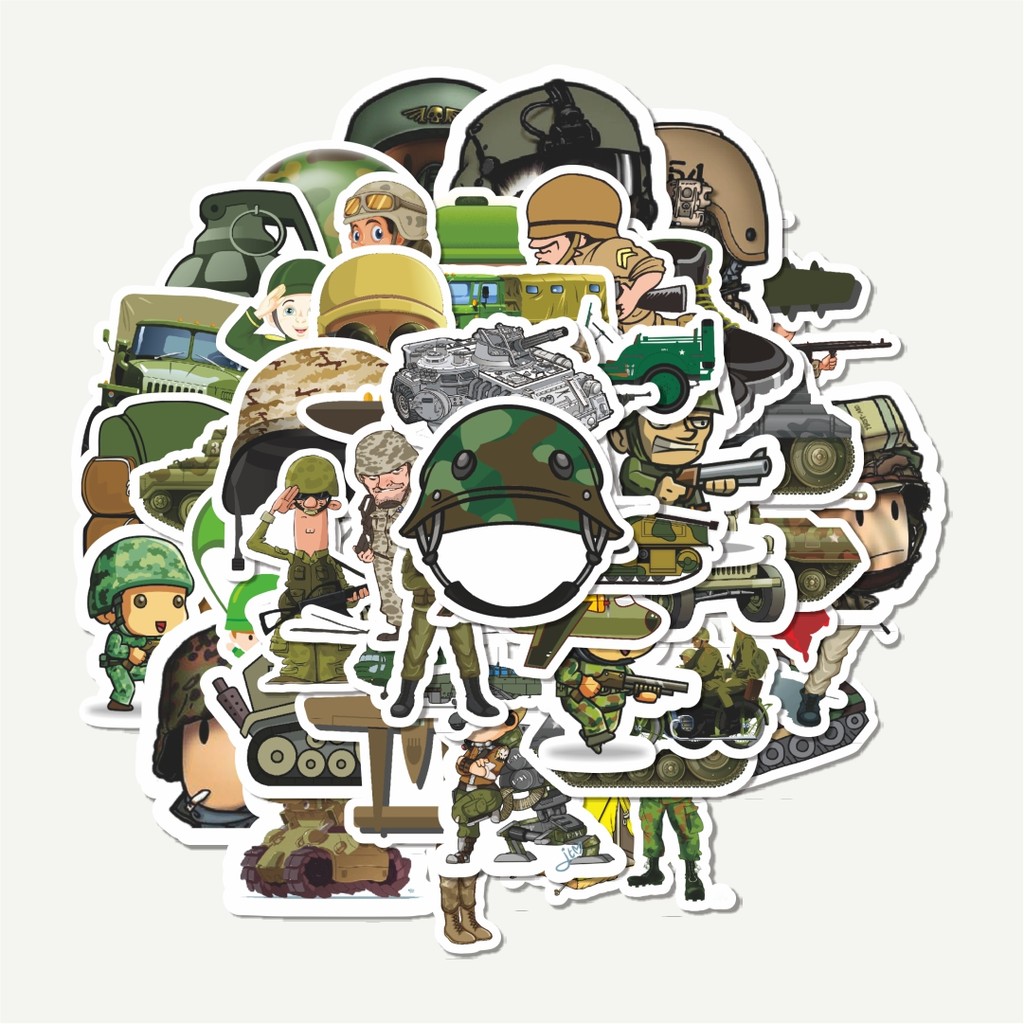 

Sticker Pack Stiker Military Enthusiast Series A [Seri Penggemar Militer]| Sticker TUMBLR | Stiker LAPTOP KOPER HELM