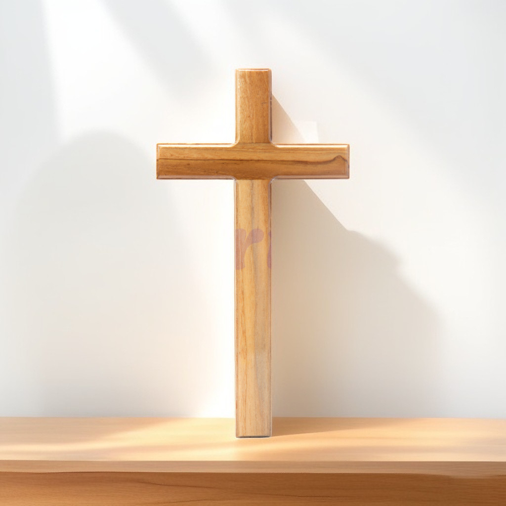 SALIB DINDING KRISTEN 20 cm / SALIB GANTUNG KRISTEN PROTESTAN / HIASAN DINDING KRISTEN / PAJANGAN SA