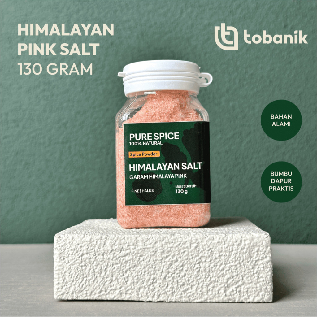 

PROMO!Garam Himalaya Halus Fine Pink Salt 130 GramREADY