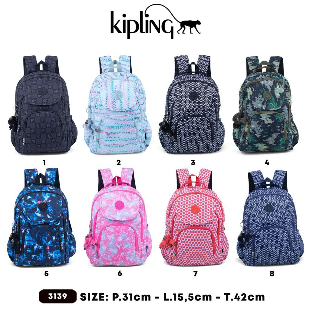 TAS RANSEL KIPLING IMPORT  TAS SEKOLAH PEREMPUANCO