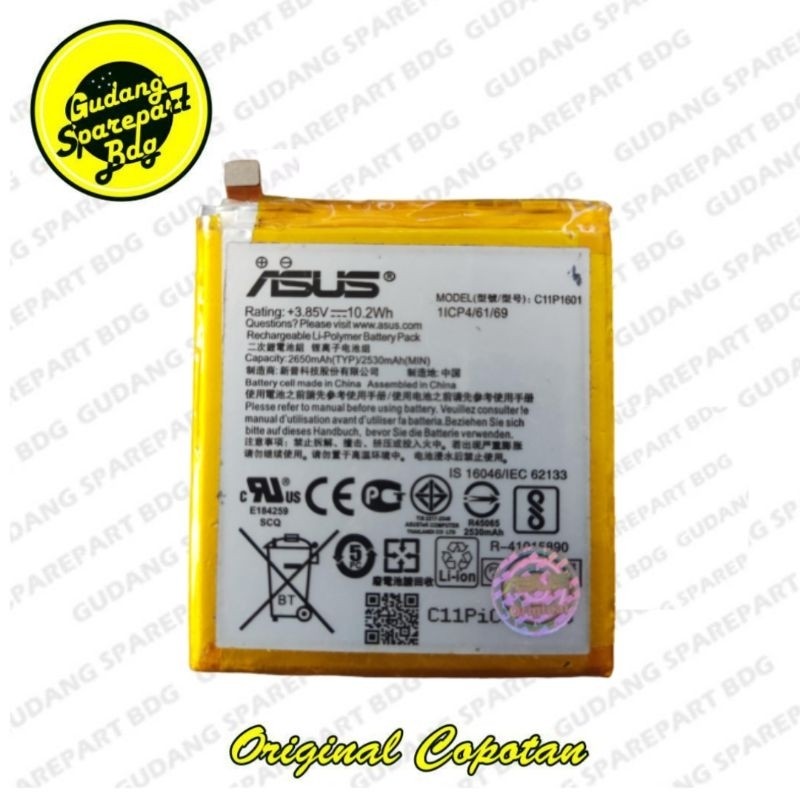 Baterai Asus Zenfone 3 ZE520KL C11P1601 Original Copotan