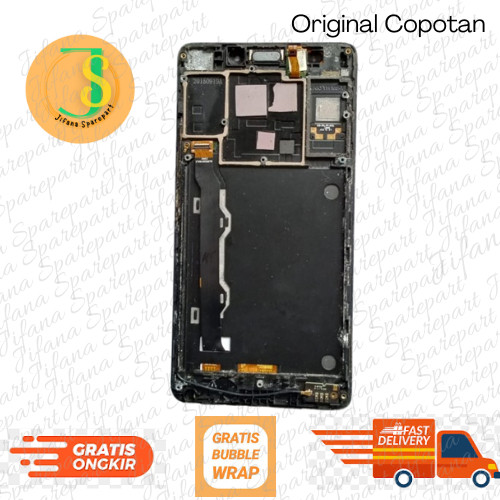Lenovo A7000 Plus Frame Tatakan Lcd+Flexible+Antena Original Copotan