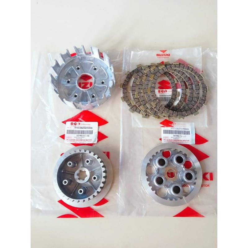 RUMAH KOPLING LENGKAP+PLAT KOPLING MOTOR SUZUKI SATRIA  FU 150