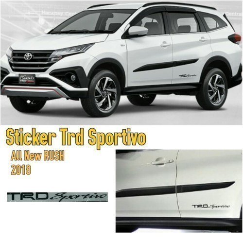 STIKER PINTU TRD SPORTIVO MOBIL RUSH YARIS