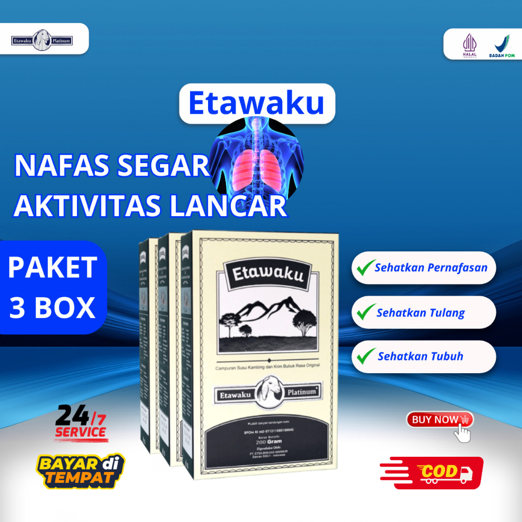 

Etawaku Paket 3 Box Susu Sehat Banyak Khasiat