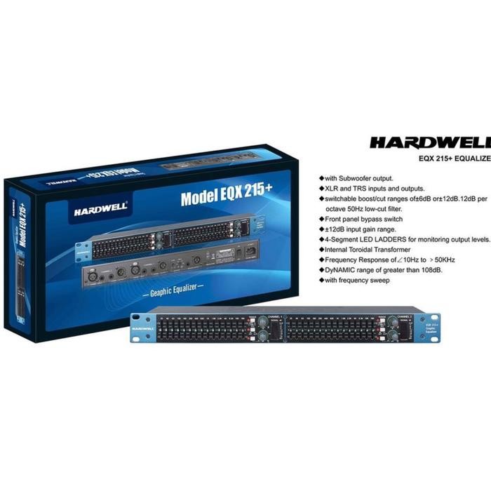 EQUALIZER HARDWELL EQX 215 ORIGINAL EQX215+ EQUALISER HARDWELL EQX215+