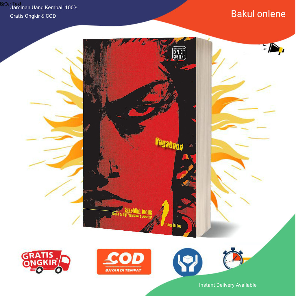 Buku eng Vagabond, Vol. 1 by Takehiko Inoue (English)