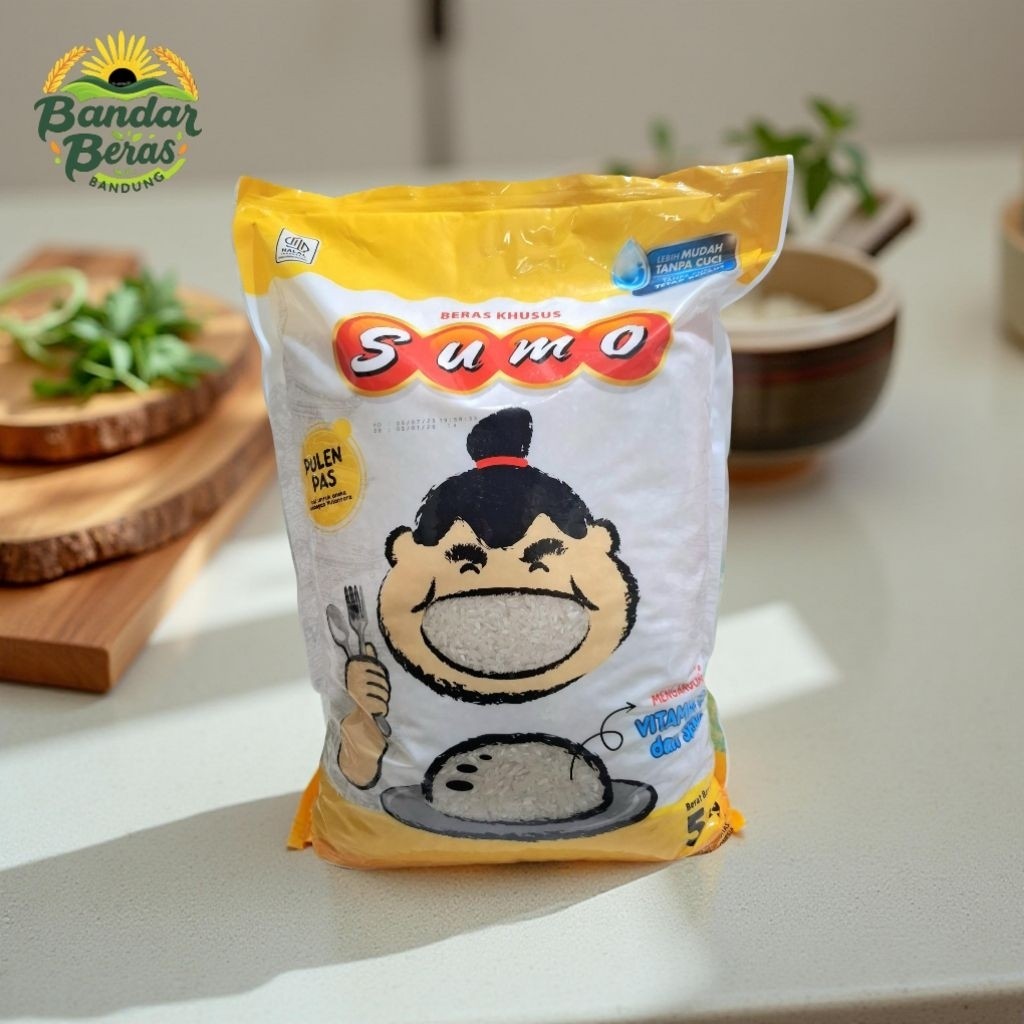 

Beras Sumo Kuning Pulen Pas 5kg - Pas Untuk Aneka Hidangan Nusantara