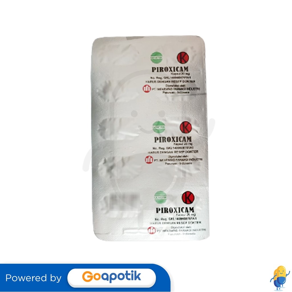 Piroxicam Imfarmind 20 Mg Strip 10 Kapsul