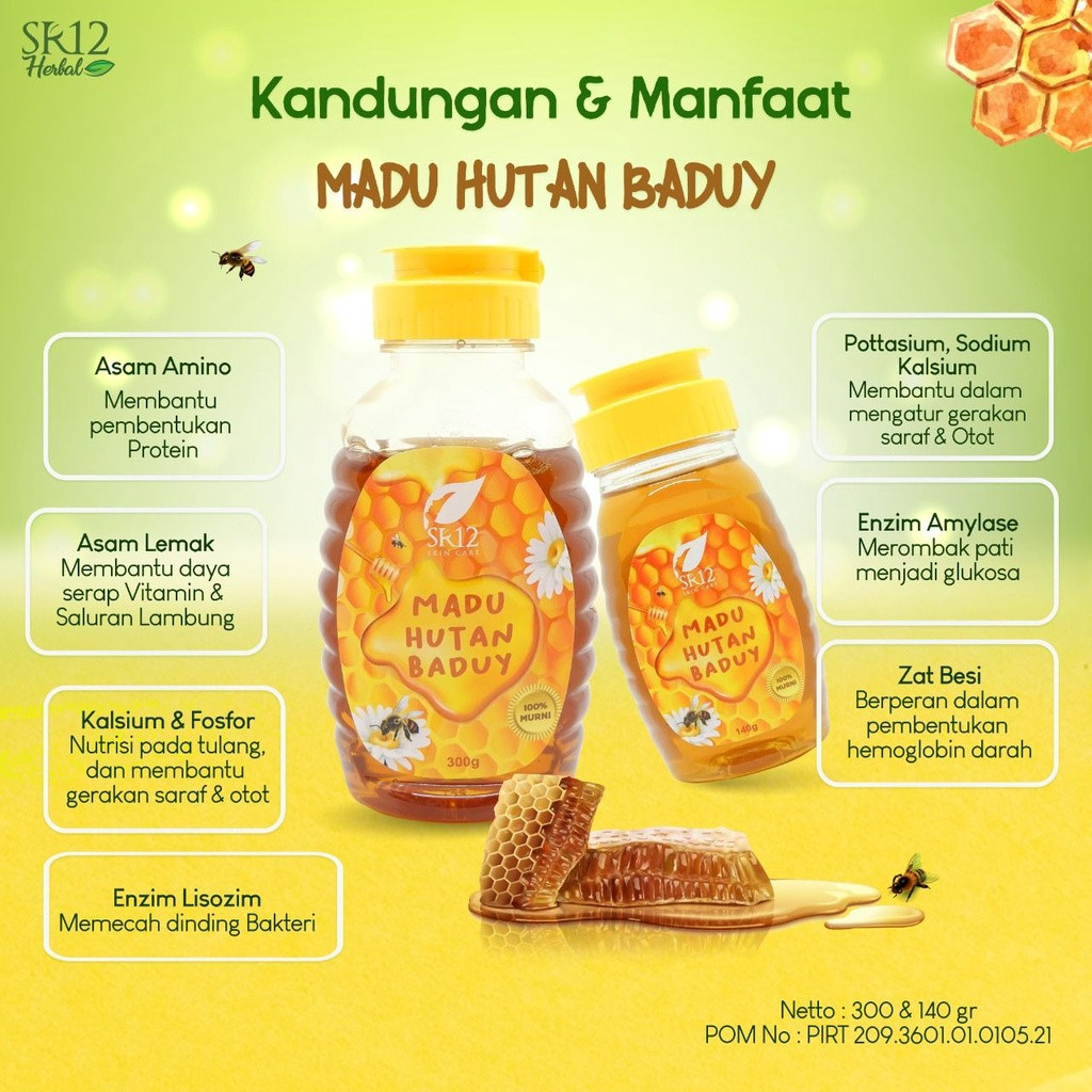 

SR12 - Madu Hutan Baduy 140g 300g / Madu Murni Asli Hutan Baduy 140 gram 300 gram