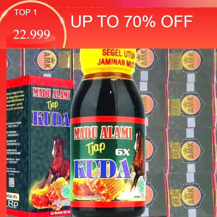 

|PROMO TERBATAS!!|-MADU ALAMI ORGANIK TJAP KUDA 6X / MADU TUNIK ALAMI By Alpard2025