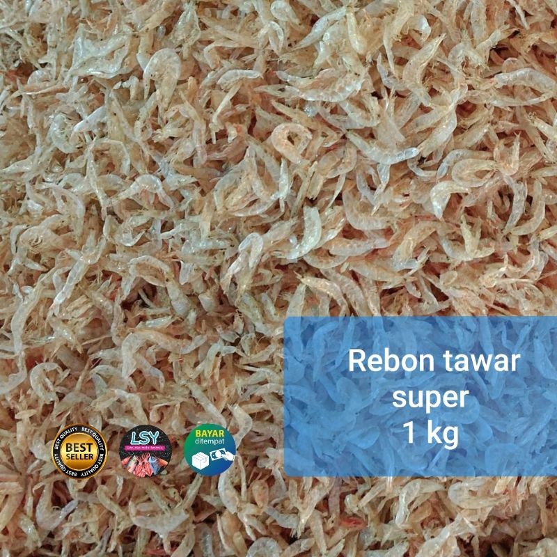 

udang rebon tawar super ( asli tawar ) 1000gram / 1 kg
