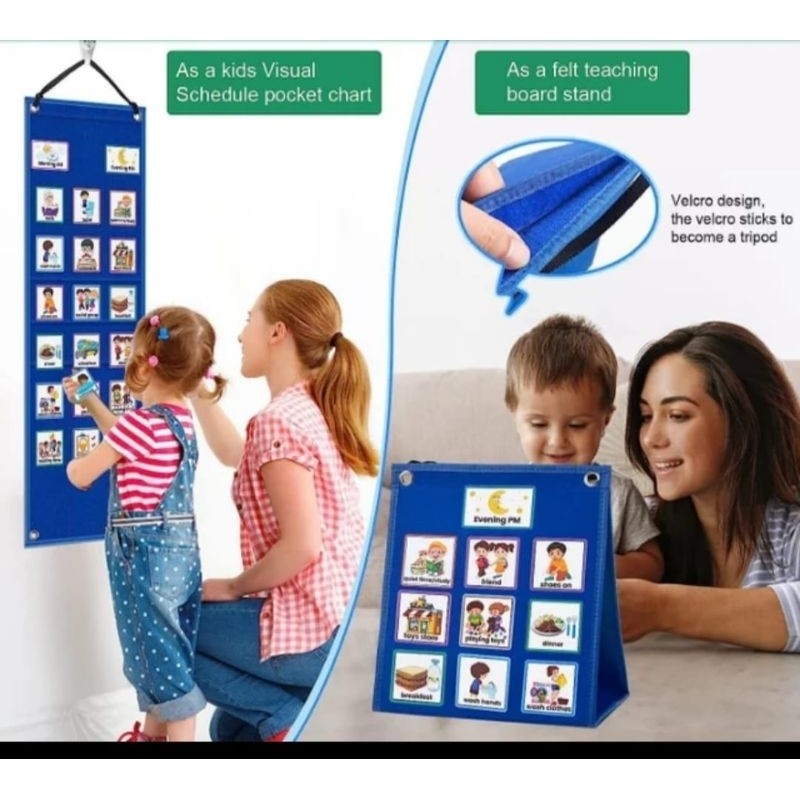 SEVS.QOR **Kalender Aktivitas Anak - Pengatur Jadwal Harian, Edukatif dan Kreatif, Pengelola Waktu E